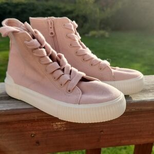 Cat & Jack Light Pink High-Top Sneakers